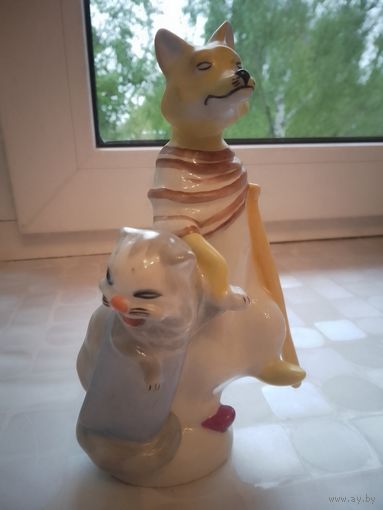 Статуэтка Лиса и Кот ЛФЗ