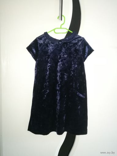 Плюшевое платьице H&M, 4-6 лет