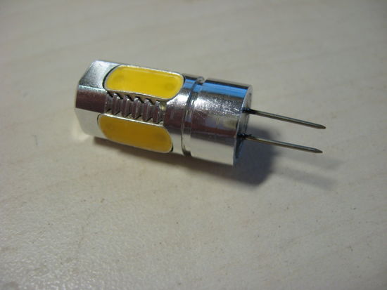 Лампочка светодиодная 12V 5W G4 (Тёплый свет, 3000К)