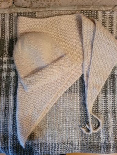 Комплект из пуха норки.