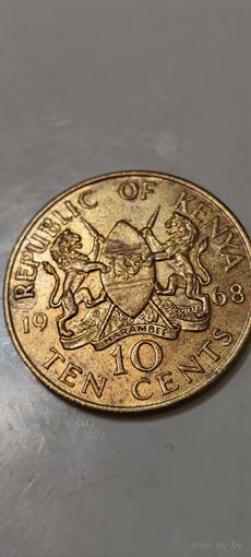 Кения 10 центс 1968