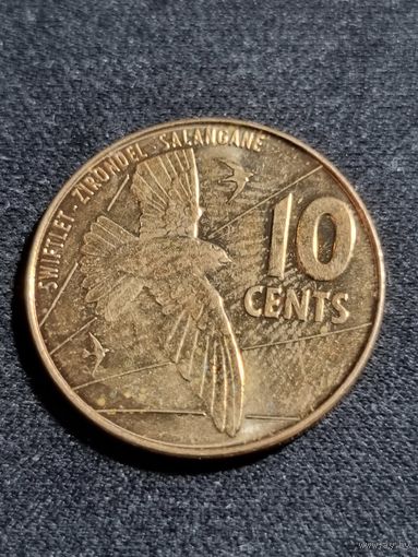 Сейшелы 10 центов 2021