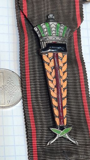 Медаль орден эмаль  Европа  Бельгия 2 степень.