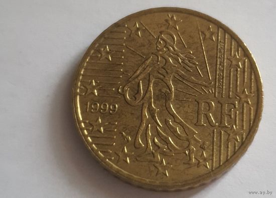 Франция 1999 50 евроцентов