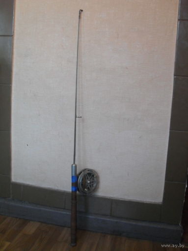 Советский спиннинг рапира,блесна и катушка "Невская",1962 г.