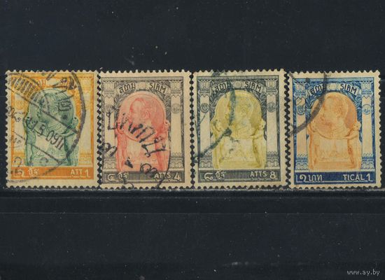 Сиам Таиланд 1905 Рама V Чулалонгкорн Стандарт #47,52,55,60
