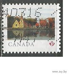 Канада. Туризм. У озера. 2019г. Mi#3227.