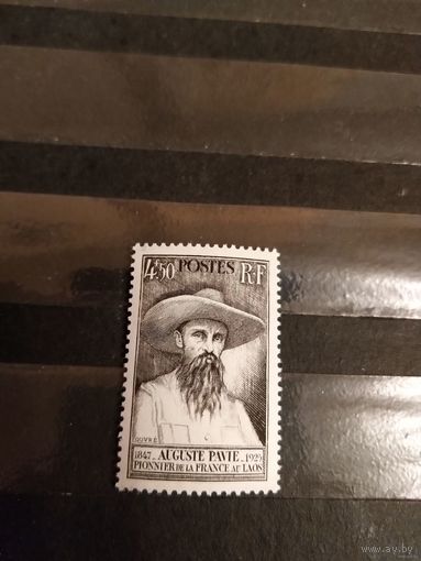 1947 Франция Югост Пави исследователь Лаоса чистая клей MNH** выпускалась одиночкой (2-11)