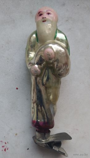 Елочная игрушка Дед с неводом