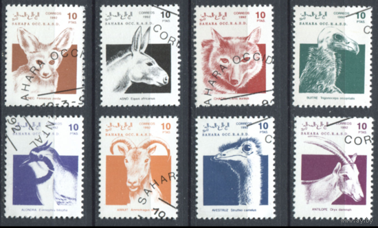 Сахара-1992 гаш. , Фауна,(полная серия)