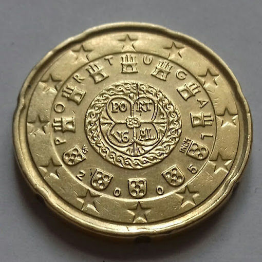 20 евроцентов, Португалия 2005 г.