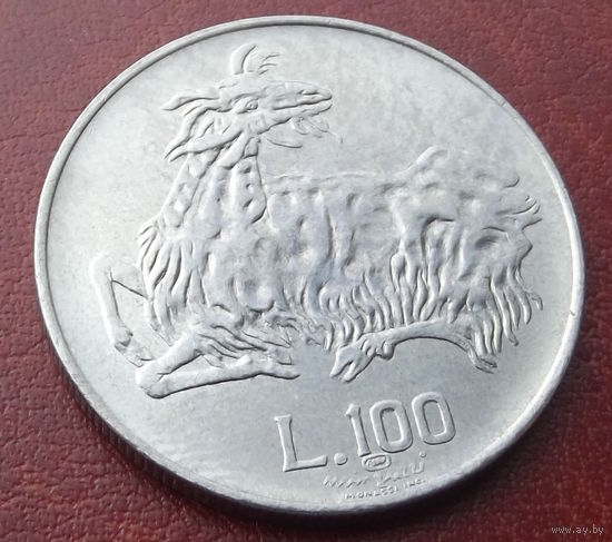 Сан-Марино. 100 лир 1974