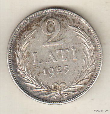 Латвия 2 лат 1925