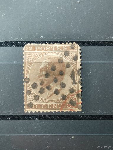 Бельгия 1865г. Король Леопольд 1