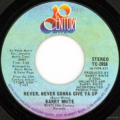 Barry White – Never, Never Gonna Give Ya Up, LP 1973