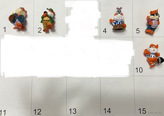 Ретро киндер Лисы-сыщики (Fancy Fuxies) 1998