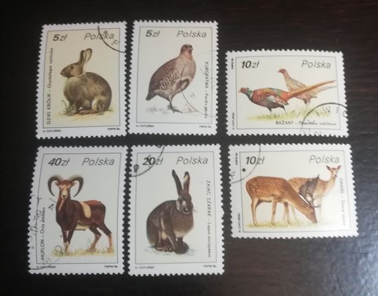Польша 1986 фауна