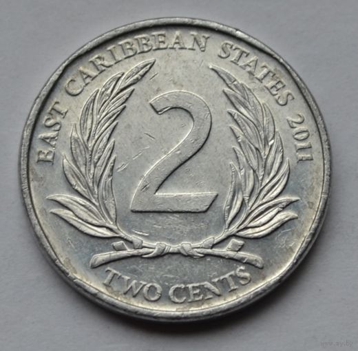 Восточные Карибы, 2 цента 2011 г.