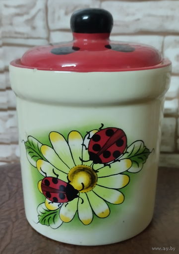 Сахарница из набора посуды БОЖЬЯ КОРОВКА для специй