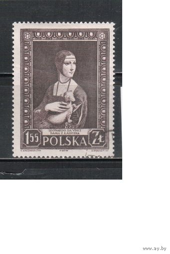 Польша-1956,(Мих.992) гаш.  ,Искусство, Живопись