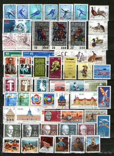 ГДР.СБОРНЫЙ ЛОТ ГАШЕНЫХ МАРОК 1968 г. !