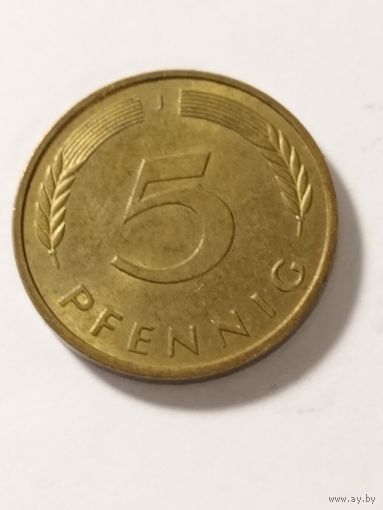 Германия 5 пфенинг 1991 J