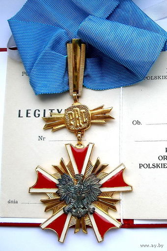 Польша. Орден Заслуг Командор ( 3 кл.) PRL. Оригинал. Люкс.