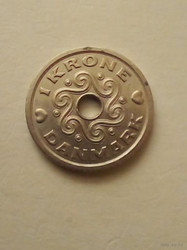 Дания 1 крона 1995 г.