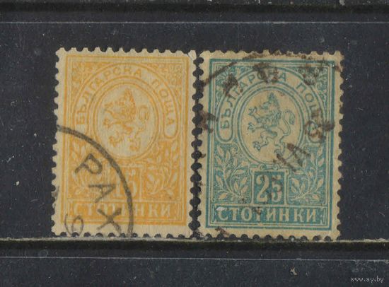 Болгария Княж 1889 Герб Стандарт #33Е-34Е