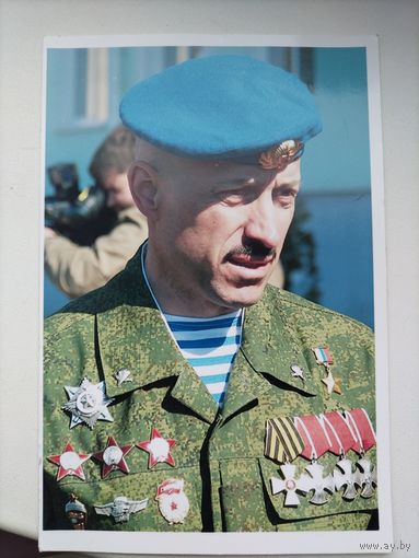 Карточка , подполковник А. В. Лебедь