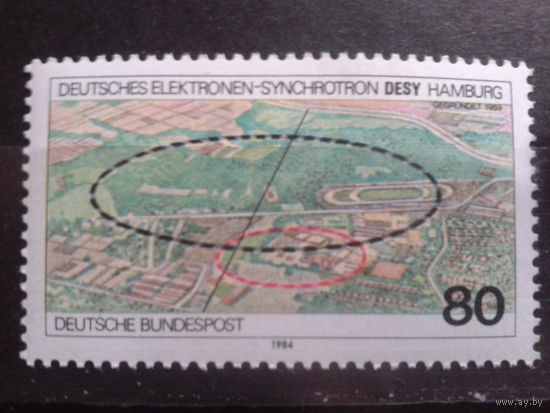 ФРГ 1984 электронный синхротрон Михель-2,2 евро