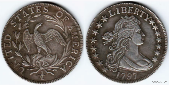 Копия США 50 центов 1797