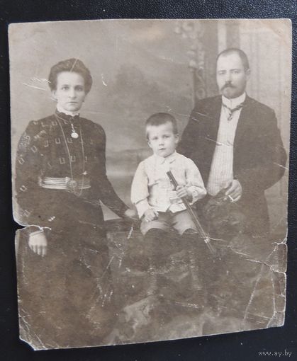 Фото старой Польши до 1930 г., "Семья"