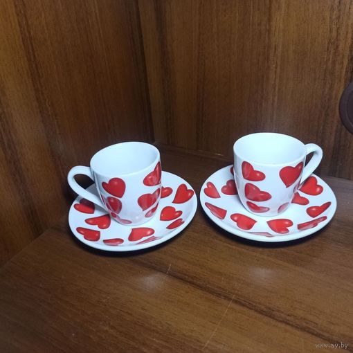 Кофейные чашки с блюдцами. с 1 рубля