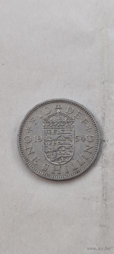 Великобритания 1 шиллинг 1954