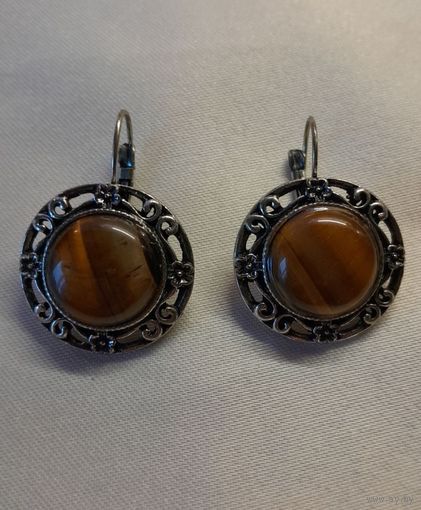 Серьги. Вставки Камень.