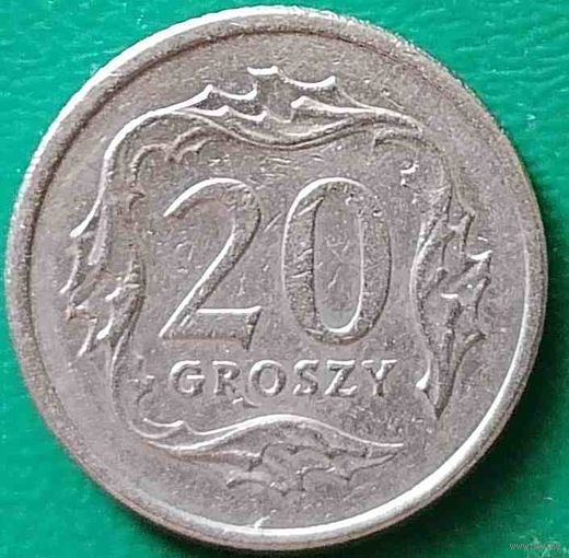 Польша 20 грошей 1992