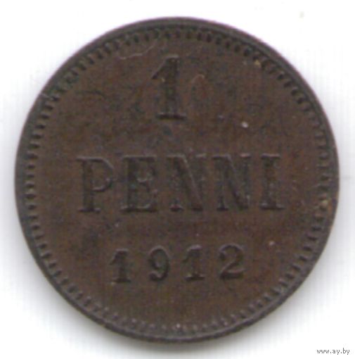 1 пенни 1912 год _состояние XF