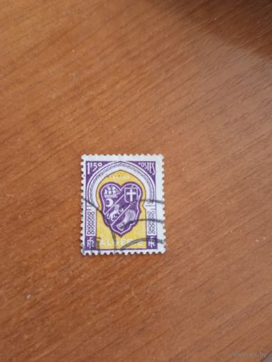 1947 Французская колония Алжир герб (4-6)