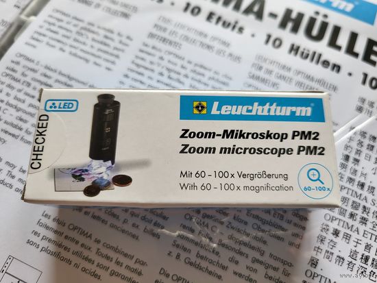 Leuchtturm микроскоп 60-100X PM2! Германия, Лёйхтурм, Leuchtturm! ВОЗМОЖЕН ОБМЕН!