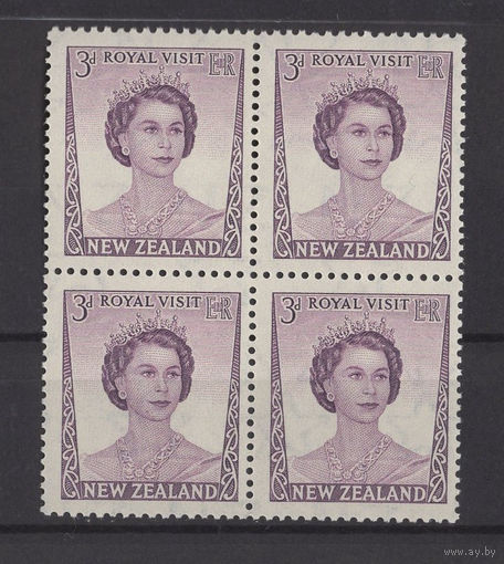 Новая Зеландия /New Zealand 1953** Королева Елизавета II кварт Mi#330