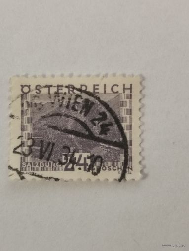 Марка из серии "Пейзажи Австрии"