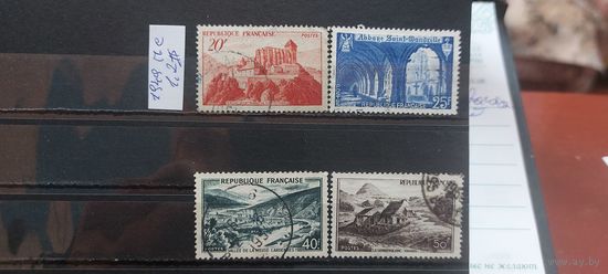 РАСПРОДАЖА ФРАНЦИЯ 1949г. Полная серия. Гаш.