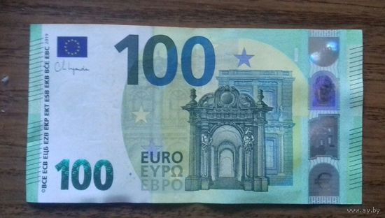 100 евро, выпуск 2019 г.