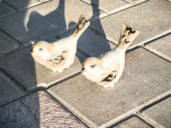 Фарфоровые статуэтки птички (пара)