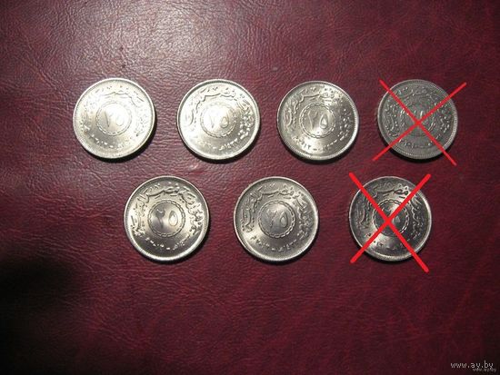 25 пиастров 2012 год Египет