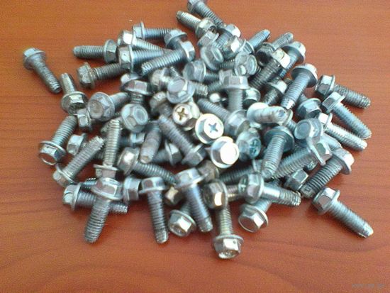 Болты (81 штука) - Одним Лотом - Длина 22 мм - Диаметр 6 мм.