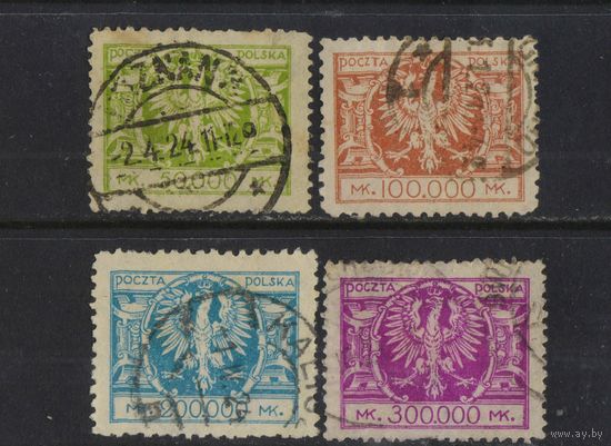 Польша Респ 1924 Герб Стандарт #194-7