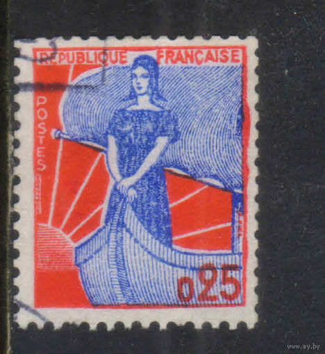 Франция 1960 Марианна в лодке Стандарт #1278