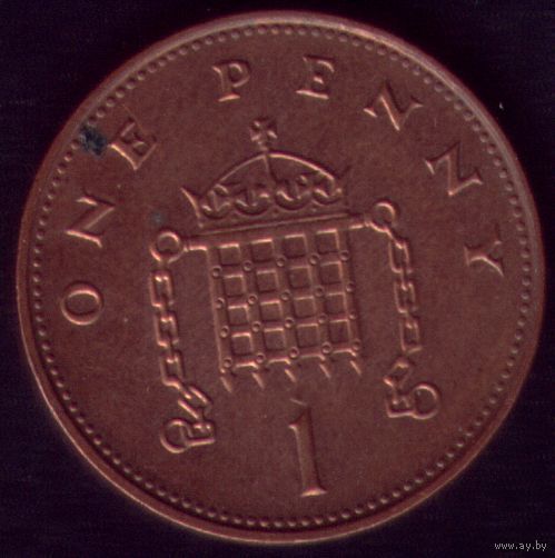 1 пенни 1997 год Великобритания
